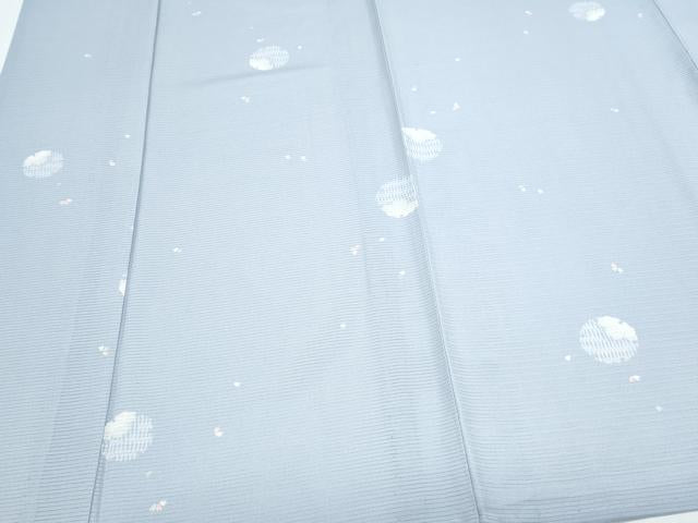 平和屋着物＊夏物　小紋　絽　舞花文　正絹　逸品　CABI1441th