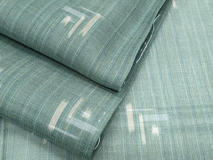 平和屋着物＊夏物　紗紬 　吉祥文 　正絹　逸品　未使用　CABI1442th