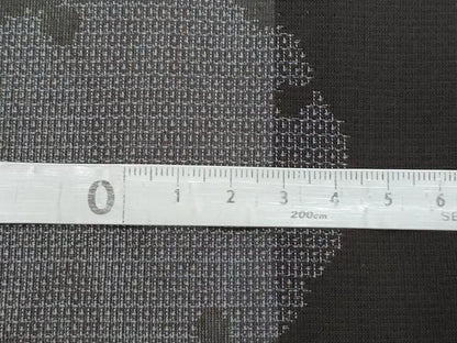平和屋着物＊夏物　越後夏大島紬　160亀甲　雪輪文　証紙付き　正絹　逸品　CABI1443th