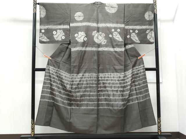 平和屋着物＊夏物 訪問着 紗紬 絞り 吉祥文 正絹 逸品 CABI1445th