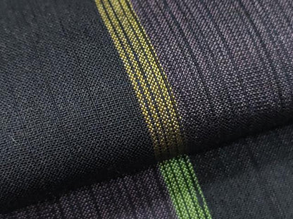 平和屋着物＊夏物　紗紬　市松文　正絹　逸品　CABI1446th