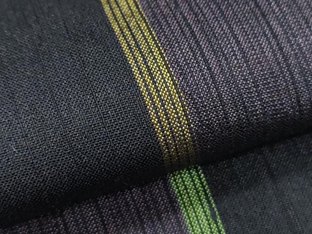 平和屋着物＊夏物　紗紬　市松文　正絹　逸品　CABI1446th