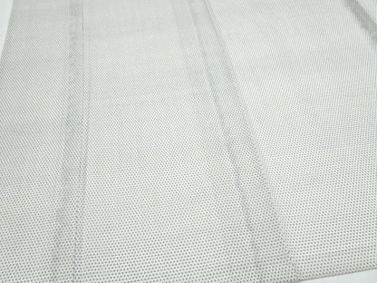 平和屋着物＊夏物　白鷹お召　蚊絣　正絹　逸品　CABI1449th