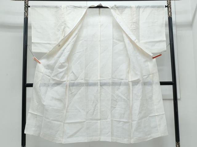 平和屋着物＊夏物　長襦袢　籬花紋紗　生成り色　逸品　CABI1454th