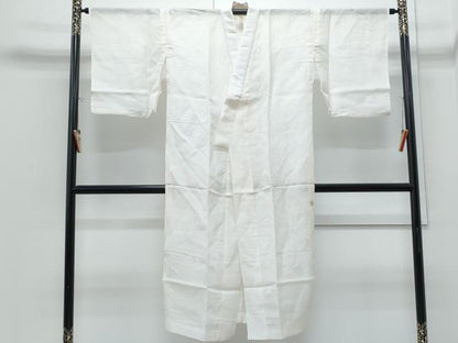 平和屋着物＊夏物　長襦袢　籬花紋紗　生成り色　逸品　CABI1454th
