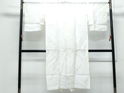 平和屋着物＊夏物　長襦袢　籬花紋紗　生成り色　逸品　CABI1454th