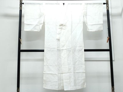 平和屋着物＊夏物　長襦袢　流水花紋紗　生成り色　逸品　CABI1456th