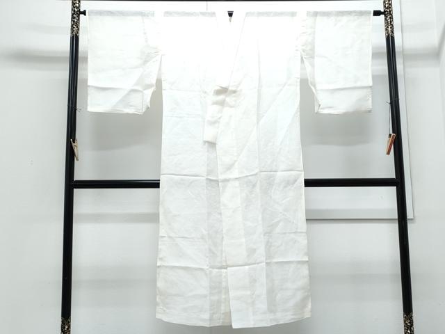 平和屋着物＊夏物　長襦袢　流水花紋紗　生成り色　逸品　CABI1456th