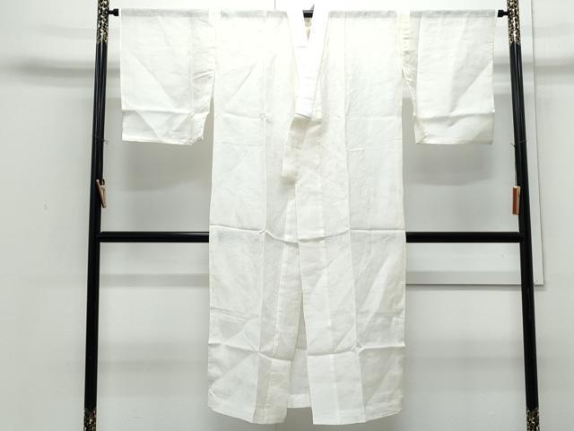 平和屋着物＊夏物　長襦袢　枝花紋紗　生成り色　逸品　CABI1458th