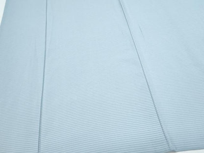 平和屋着物＊夏物　色無地　絽　白藍色　正絹　逸品　CABI1459th