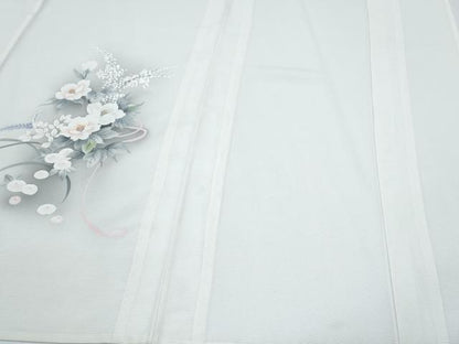 平和屋着物＊夏物　訪問着　手描き　絽　花籠文　暈し染め　正絹　逸品　CABI1462th