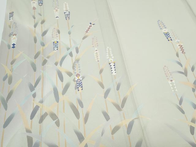 平和屋着物＊夏物　訪問着　友禅　絽　吉祥花文　正絹　逸品　CABI1464th