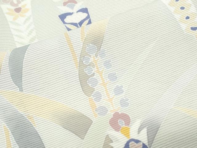 平和屋着物＊夏物　訪問着　友禅　絽　吉祥花文　正絹　逸品　CABI1464th