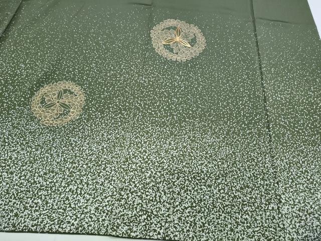 平和屋着物●訪問着　駒刺繍　吉祥丸文　金彩　正絹　逸品　CABI1467th