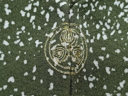 平和屋着物●訪問着　駒刺繍　吉祥丸文　金彩　正絹　逸品　CABI1467th