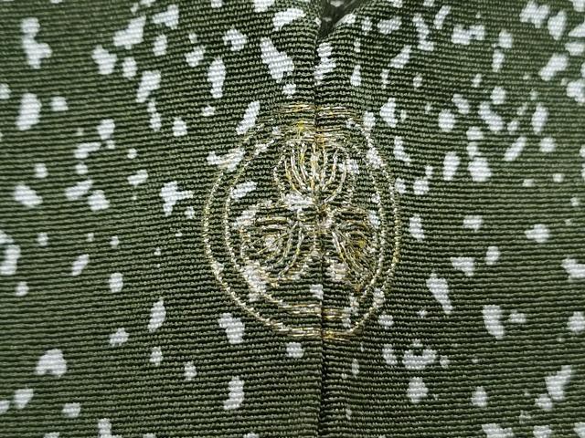 平和屋着物●訪問着　駒刺繍　吉祥丸文　金彩　正絹　逸品　CABI1467th