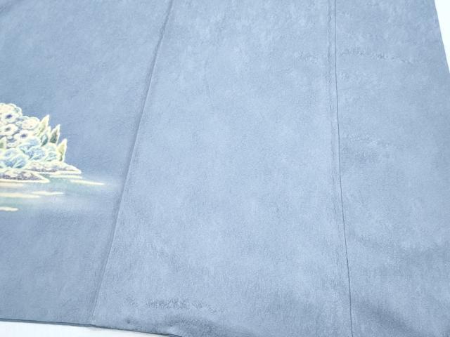 平和屋着物●訪問着　おぼろ染め　重ね絞り　遠山文　暈し染め　正絹　逸品　CABI1471th
