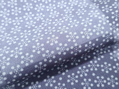 平和屋着物●上質な小紋　市松舞花文　正絹　逸品　CABI1473th