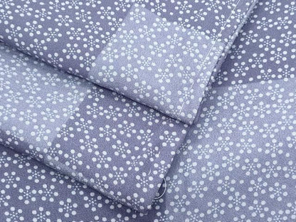 平和屋着物●上質な小紋　市松舞花文　正絹　逸品　CABI1473th