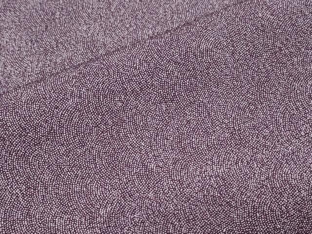 平和屋着物●江戸小紋　作家物　鮫小紋柄　鬼しぼ縮緬　ロング丈　正絹　逸品　CABI1478th