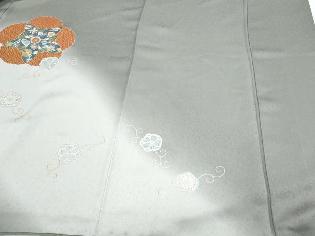 平和屋着物●訪問着　駒刺繍　宝尽くし花文　暈し染め　金彩　正絹　逸品　CABI1483th
