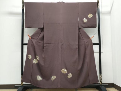 平和屋着物●訪問着　貝合せ花文　金彩　やまと誂製　正絹　逸品　CABI1494th