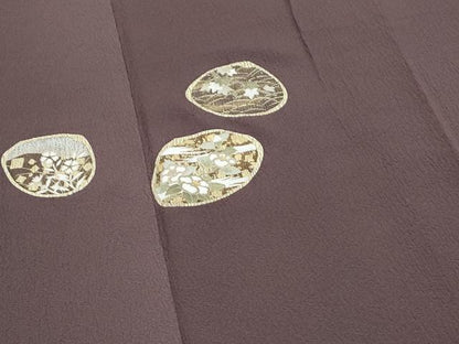 平和屋着物●訪問着　貝合せ花文　金彩　やまと誂製　正絹　逸品　CABI1494th