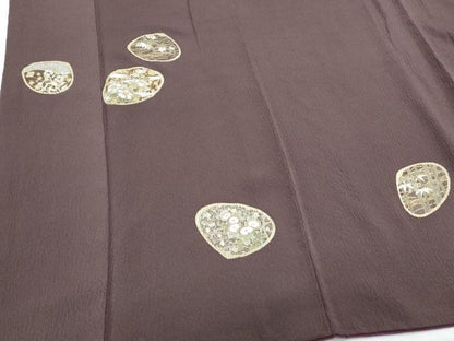 平和屋着物●訪問着　貝合せ花文　金彩　やまと誂製　正絹　逸品　CABI1494th