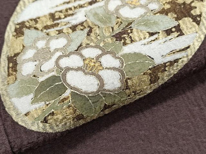 平和屋着物●訪問着　貝合せ花文　金彩　やまと誂製　正絹　逸品　CABI1494th