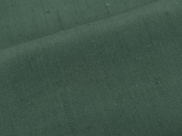 平和屋着物●上質な紬　色無地　虫襖色　正絹　逸品　CABI1512th
