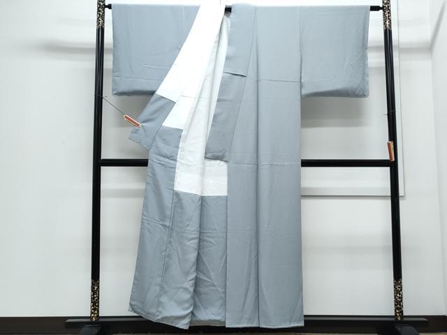 平和屋着物●上質な色無地　秘色色　正絹　逸品　未使用　CABI1517th
