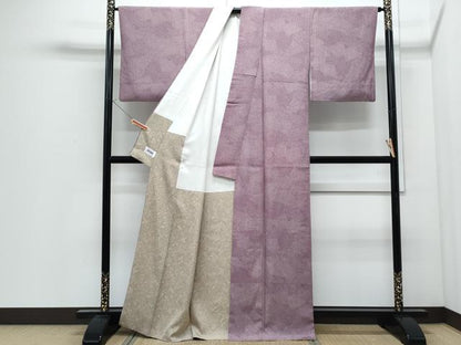 平和屋着物●江戸小紋　切嵌吉祥文　正絹　逸品　CABI1520th