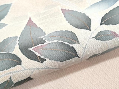 平和屋着物●訪問着　休み鳥　草花文　暈し染め　やまと誂製　正絹　逸品　CABI1521th