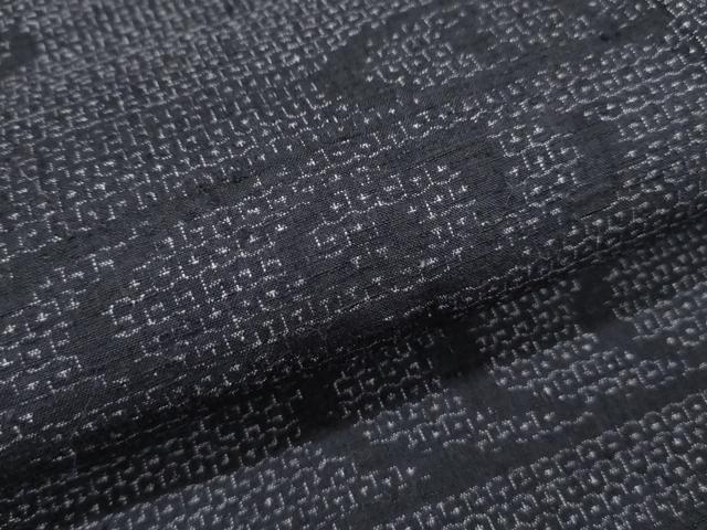 平和屋着物●結城紬　80亀甲　光琳水　正絹　逸品　CABI1529th
