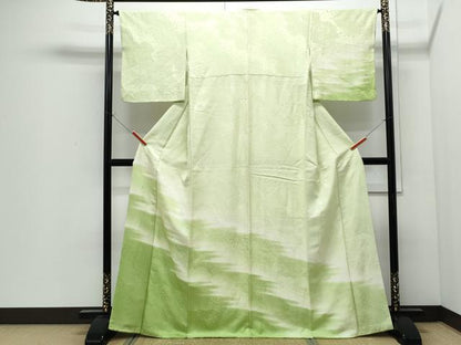 平和屋着物●訪問着　霞文　暈し染め　正絹　逸品　CABI1531th
