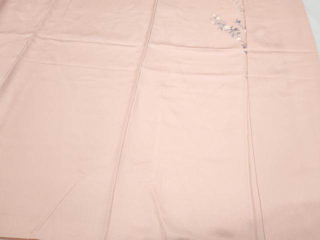 平和屋着物●訪問着　草花文　正絹　逸品　CABI1540th