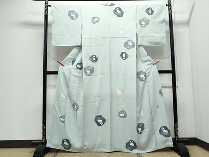 平和屋着物●上質な小紋　作家物　絞り　吉祥文　正絹　逸品　未使用　CABI1542th