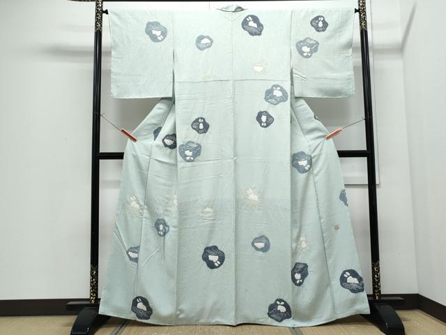 平和屋着物●上質な小紋　作家物　絞り　吉祥文　正絹　逸品　未使用　CABI1542th
