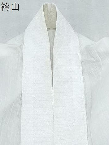 平和屋着物＊夏物　男性　半襦袢　銀座もとじ　紗　白色　たとう紙付き　麻　逸品　CABI1548th