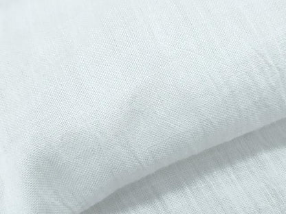 平和屋着物＊夏物　男性　半襦袢　銀座もとじ　紗　白色　たとう紙付き　麻　逸品　CABI1548th