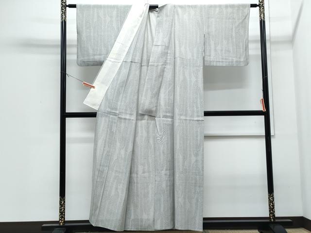 平和屋着物＊夏物 本場大島紬 夏大島 草葉文 正絹 逸品 CABI1552th