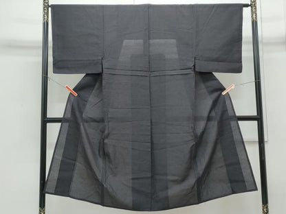 平和屋着物＊夏物　男性　紗紬　霞文　正絹　逸品　CABI1556th