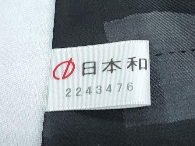 平和屋着物＊夏物　石川県指定無形文化財　夏牛首紬　白山工房　手織り　格子文　正絹　逸品　CABI1557th