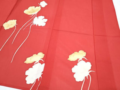 平和屋着物＊夏物　訪問着　絽　草花文　正絹　逸品　CABI1558th
