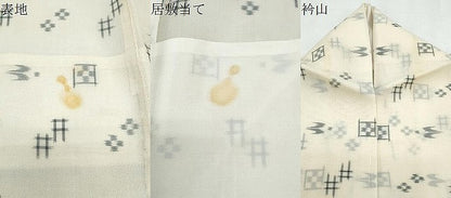 平和屋着物＊夏物　本場琉球絣　夏琉球　正絹　逸品　CABI1563th