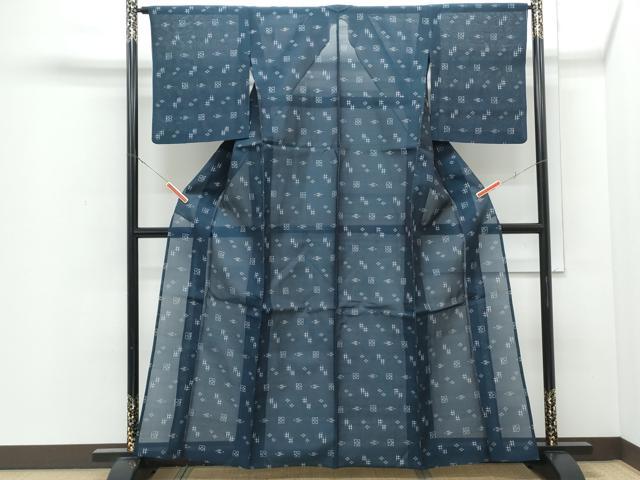 平和屋着物＊夏物　本場琉球絣　夏琉球　正絹　逸品　CABI1564th