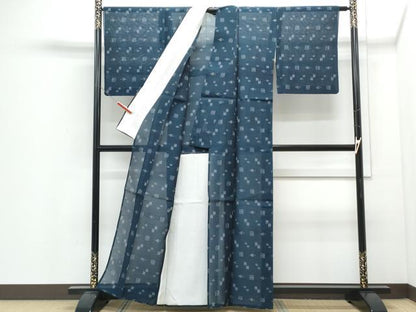 平和屋着物＊夏物　本場琉球絣　夏琉球　正絹　逸品　CABI1564th
