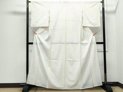 平和屋着物＊夏物　小紋　絽　総絞り　正絹　逸品　未使用　CABI1565th