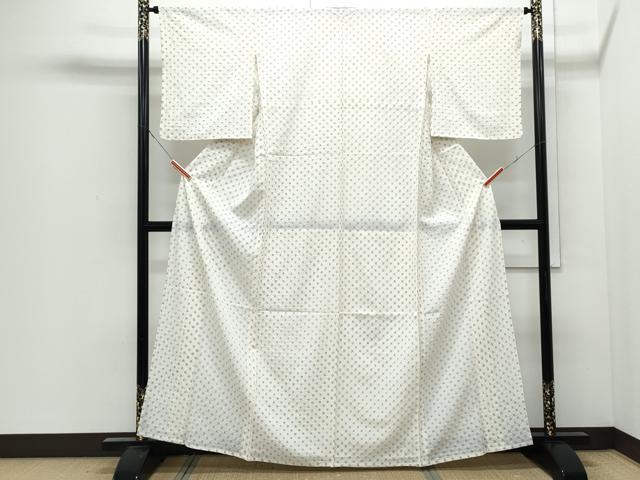 平和屋着物＊夏物　小紋　絽　総絞り　正絹　逸品　未使用　CABI1565th