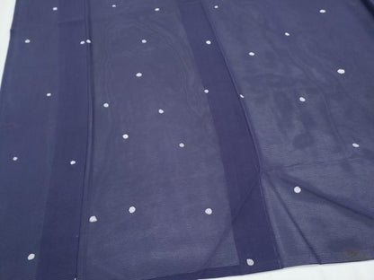 平和屋着物＊夏物　小紋　絽　あられ　正絹　逸品　CABI1566th
